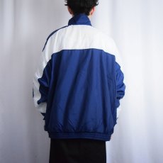 画像3: 90〜2000's NIKE ロゴ刺繍 切り替えデザイン ナイロンジャケット XXL (3)