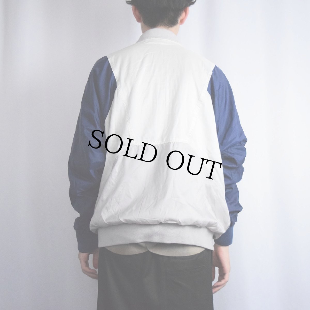 画像3: 90's NIKE 銀タグ 切り替えデザインジャケット L (3)