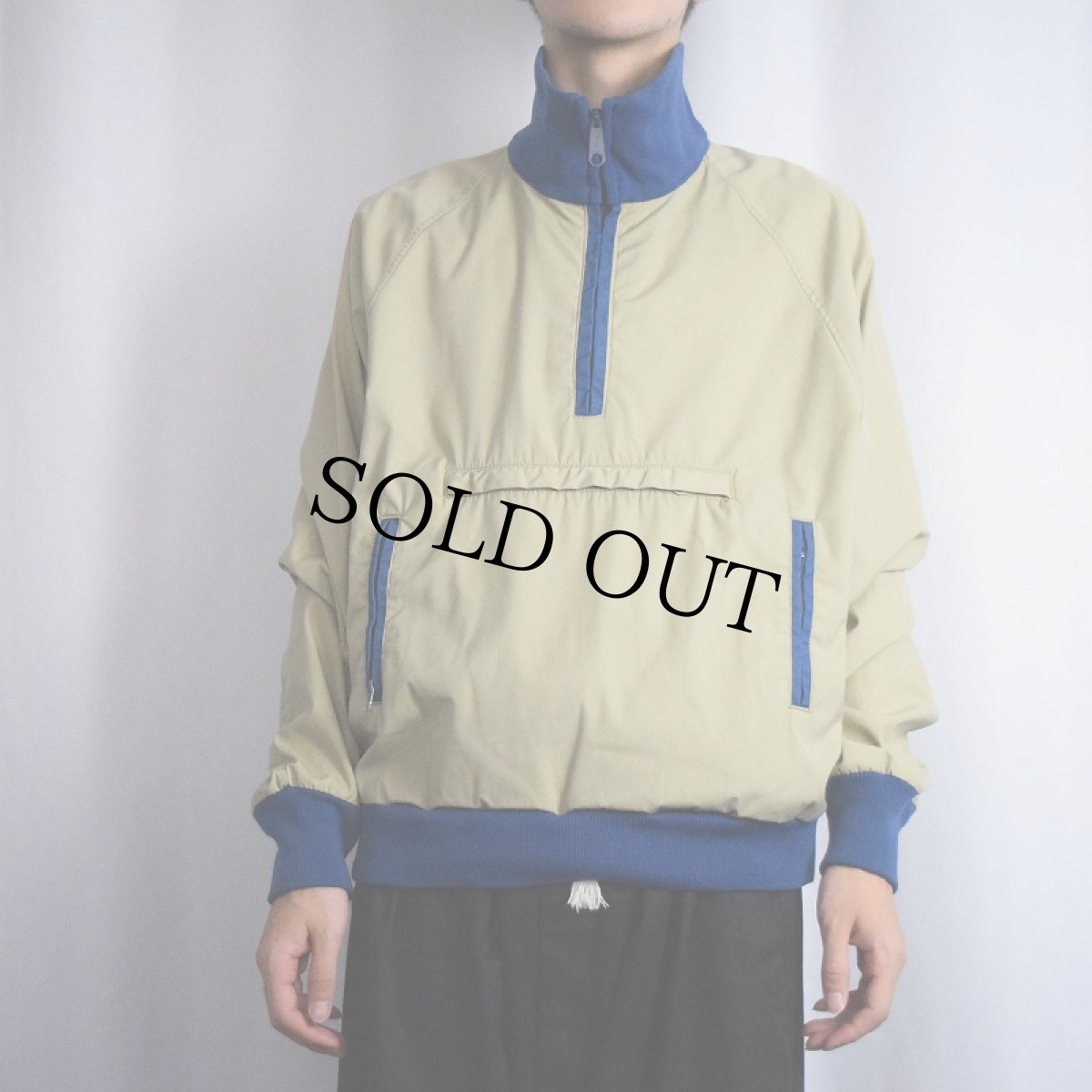 画像2: 70's Woolrich USA製 コットン×ポリエステル アノラックジャケット L (2)