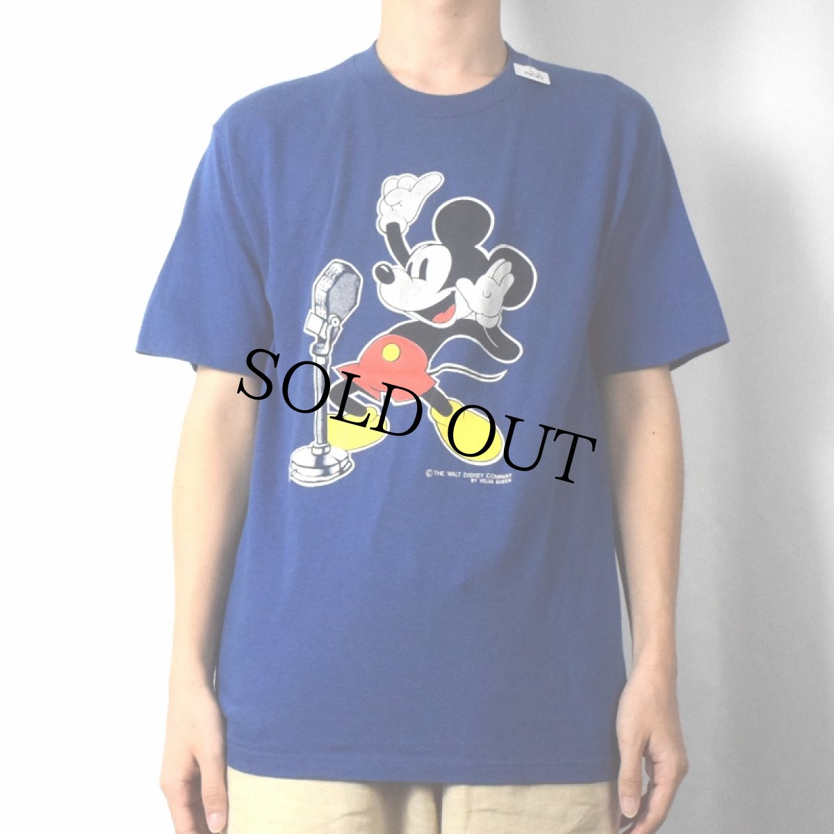 画像2: 【SALE】 70〜80's Disney MICKEY MOUSE キャラクタープリントTシャツ L (2)