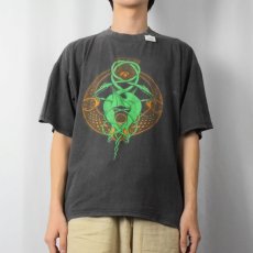 画像2: Hewlin UK ケルト文様×ドラゴンプリントTシャツ (2)
