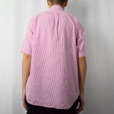 画像3: Ralph Lauren "BIG SHIRT" ストライプ柄 コットンボタンダウンシャツ M (3)