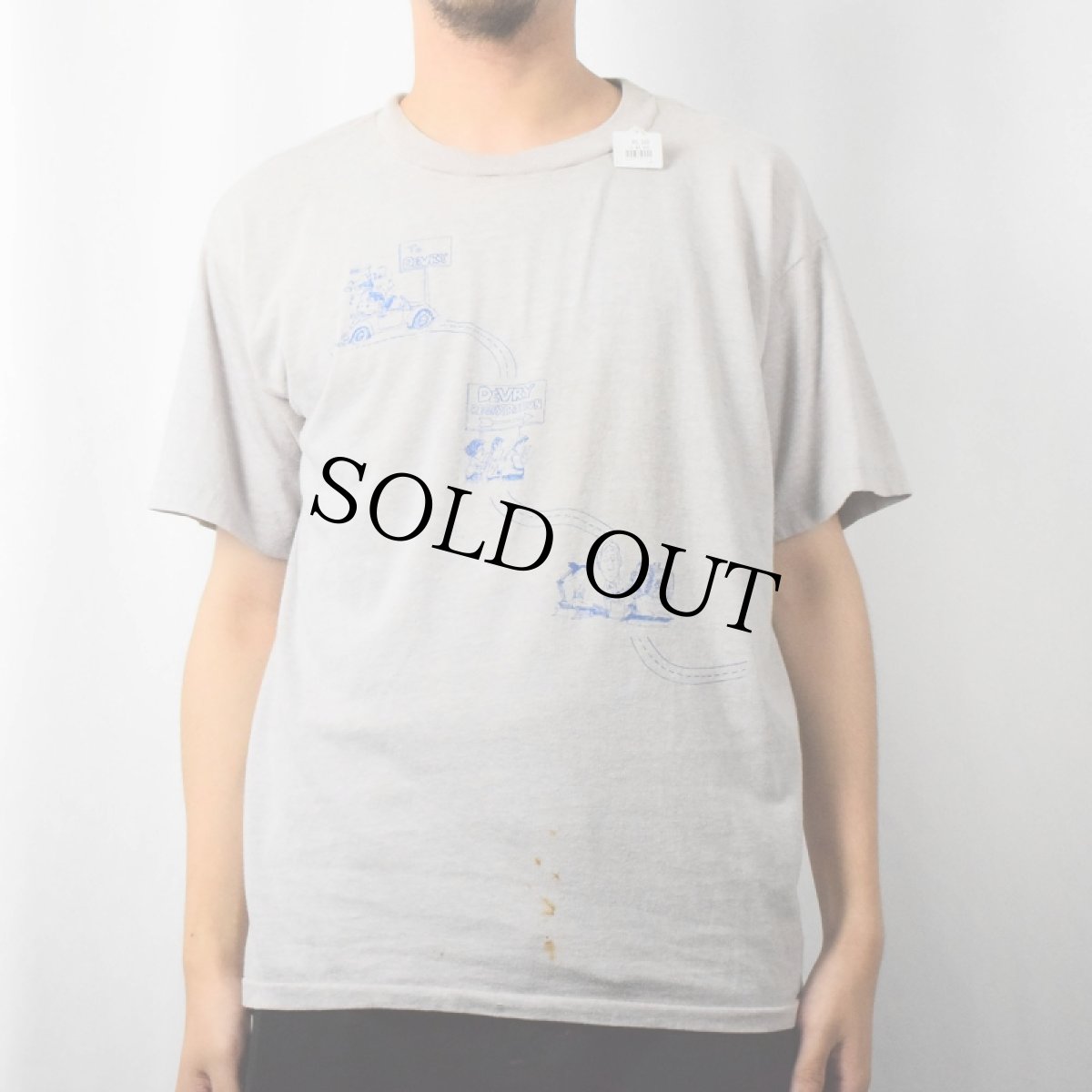 画像3: 80's USA製 "REAL WORLD" イラストプリントTシャツ XL (3)