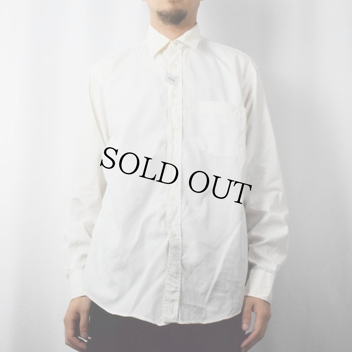 画像2: 90's Christian Dior USA製 コットンシャツ SIZE16 1/2 (2)