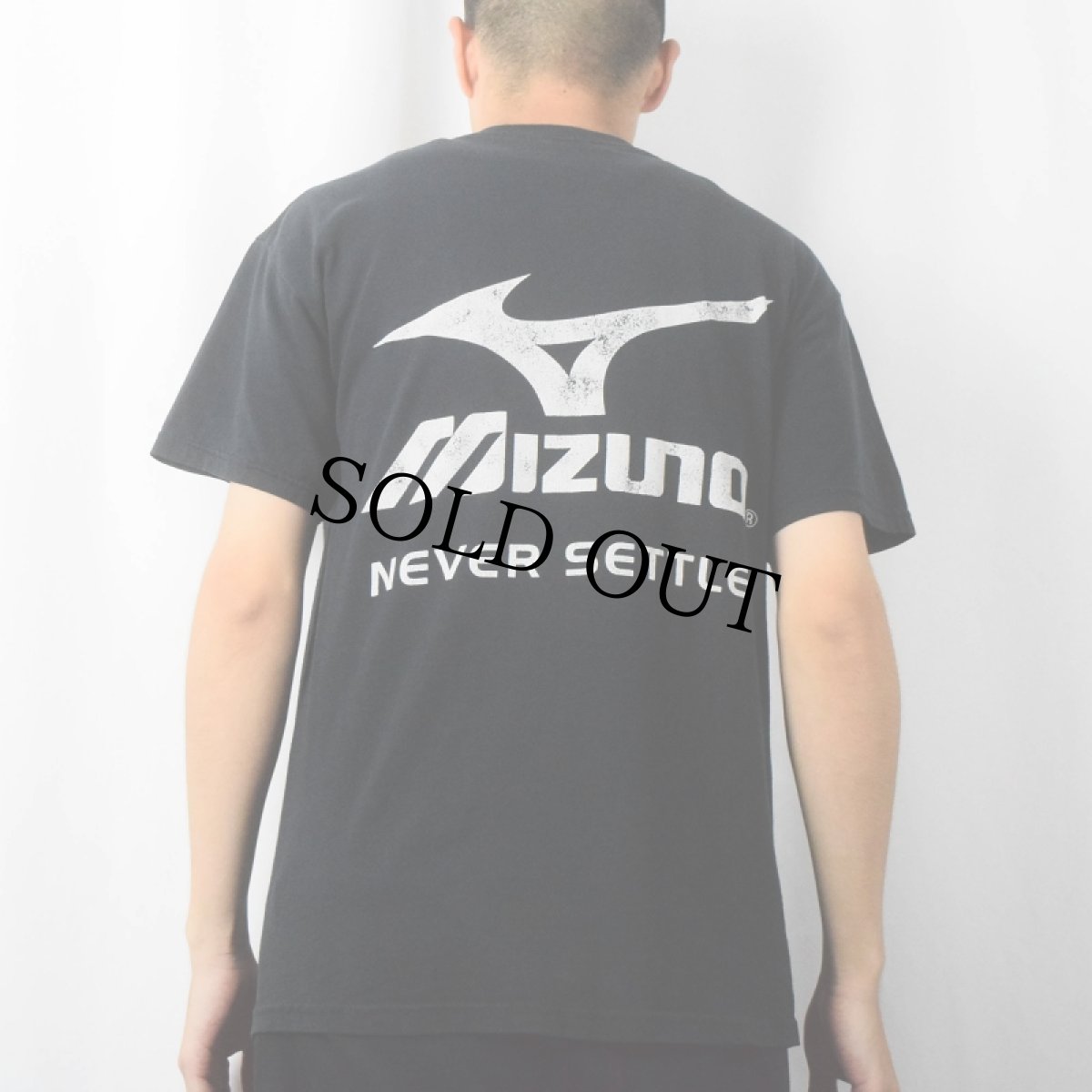画像4: MIZUNO ロゴプリントTシャツ BLACK M (4)