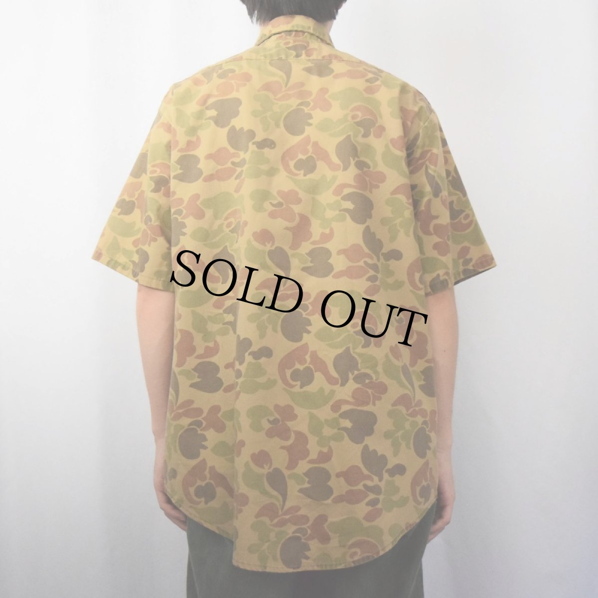 画像3: 90's WOLVERINE USA製 ダックハンターカモ柄 コットンシャツ (3)