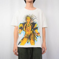 画像2: 【SALE】 90's euro rock イラストプリントTシャツ (2)
