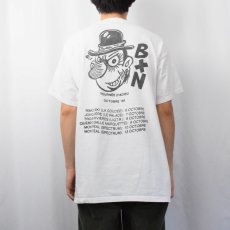 画像4: 【SALE】 B?rurier Noir CANADA製 パンク・ロックバンドツアーTシャツ XL (4)
