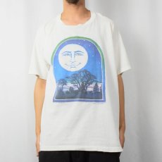 画像2: 【SALE】 90's USA製 月イラストプリントTシャツ XL (2)