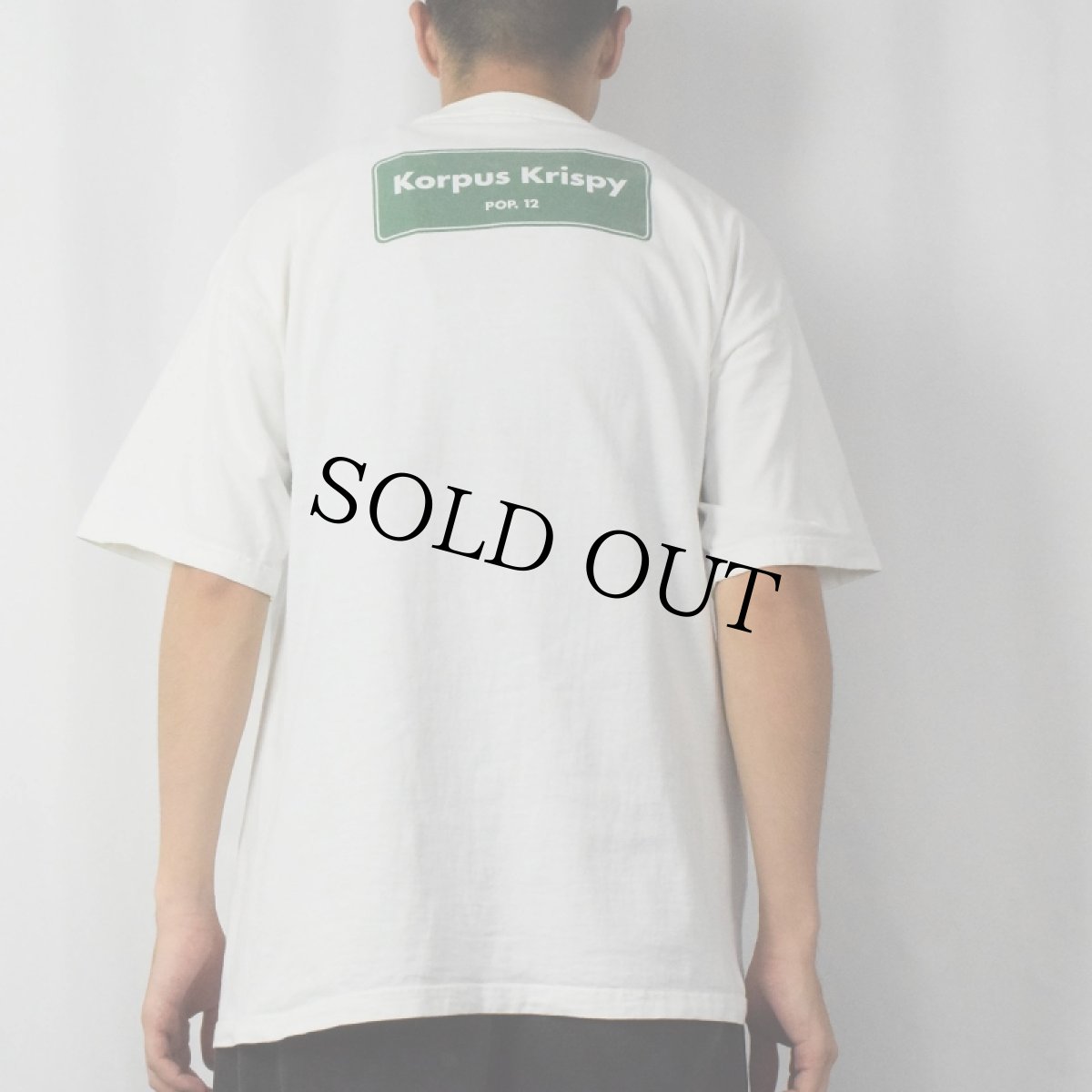 画像3: Krispy Kreme Doughnuts ドーナツショップ ロゴプリントTシャツ XL (3)