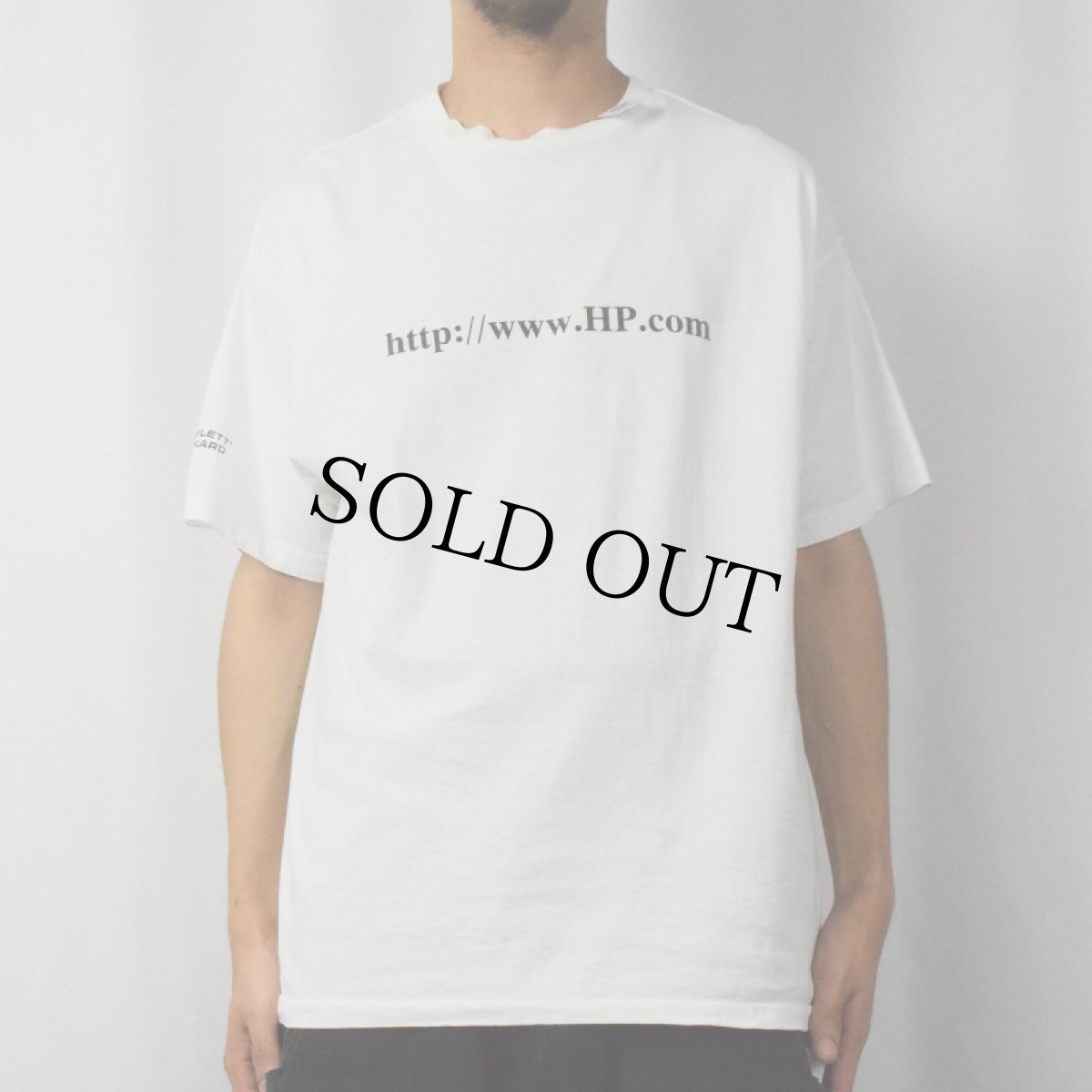 画像3: 90's hp USA製 コンピューター企業 ネットワークプリントTシャツ XL (3)