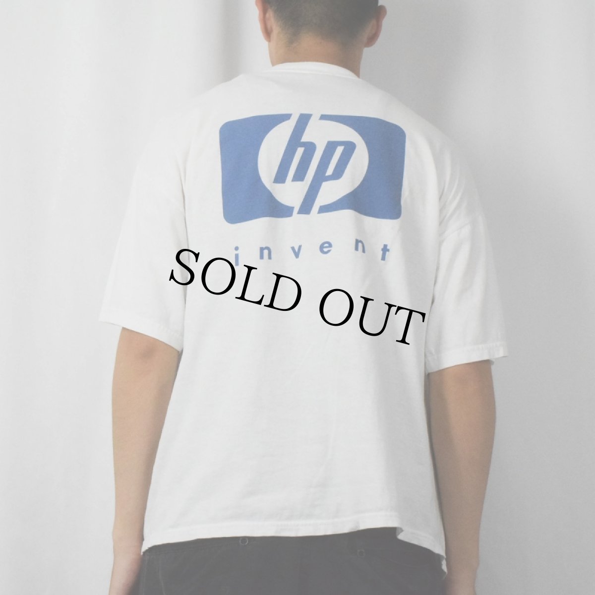 画像4: hp invent "bringing it home" コンピューター企業 ロゴプリントTシャツ XL (4)