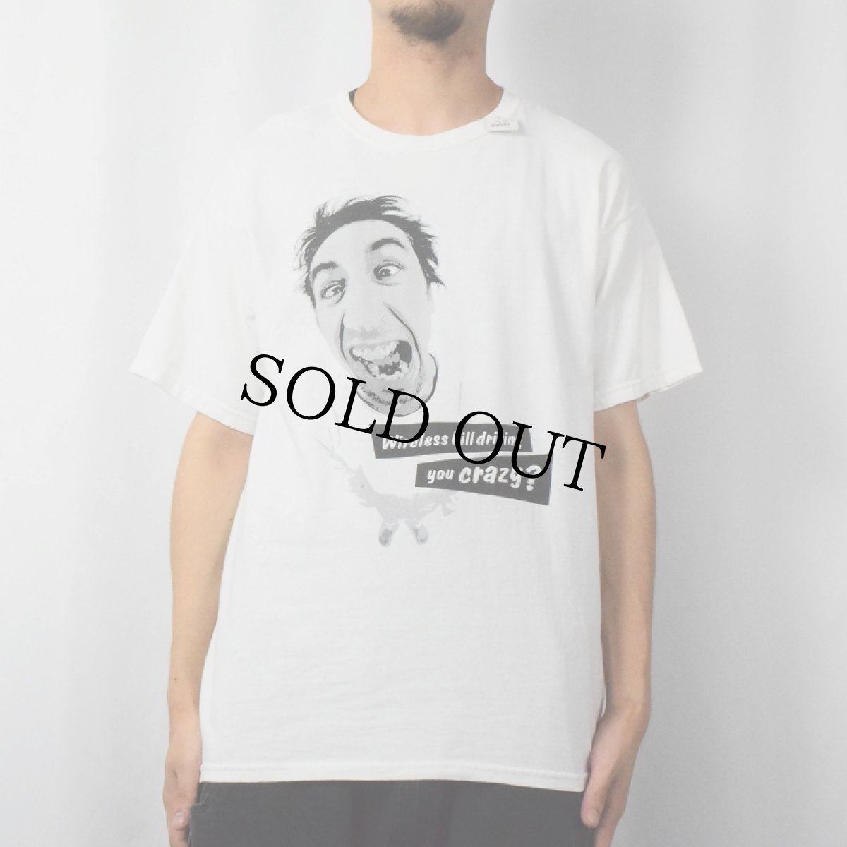 画像3: good2GO mobile "Wireless bill driving you crazy?" 通信会社 プリントTシャツ L (3)