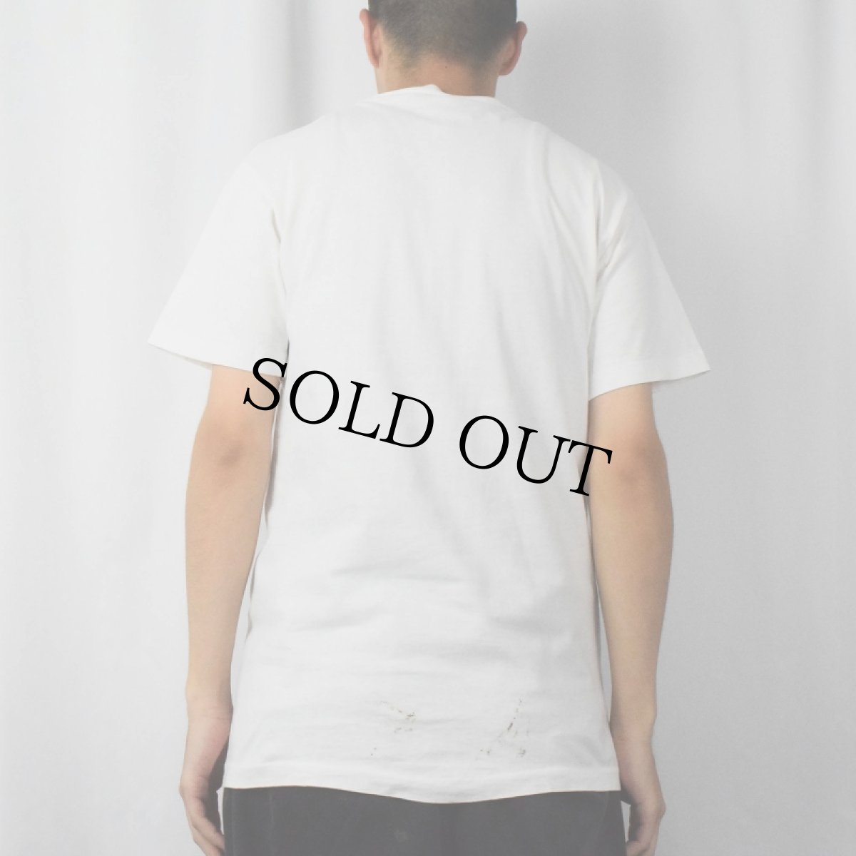 画像5: 90's Levi's USA製 "BUTTON YOUR SHORTS" プリントTシャツ M (5)