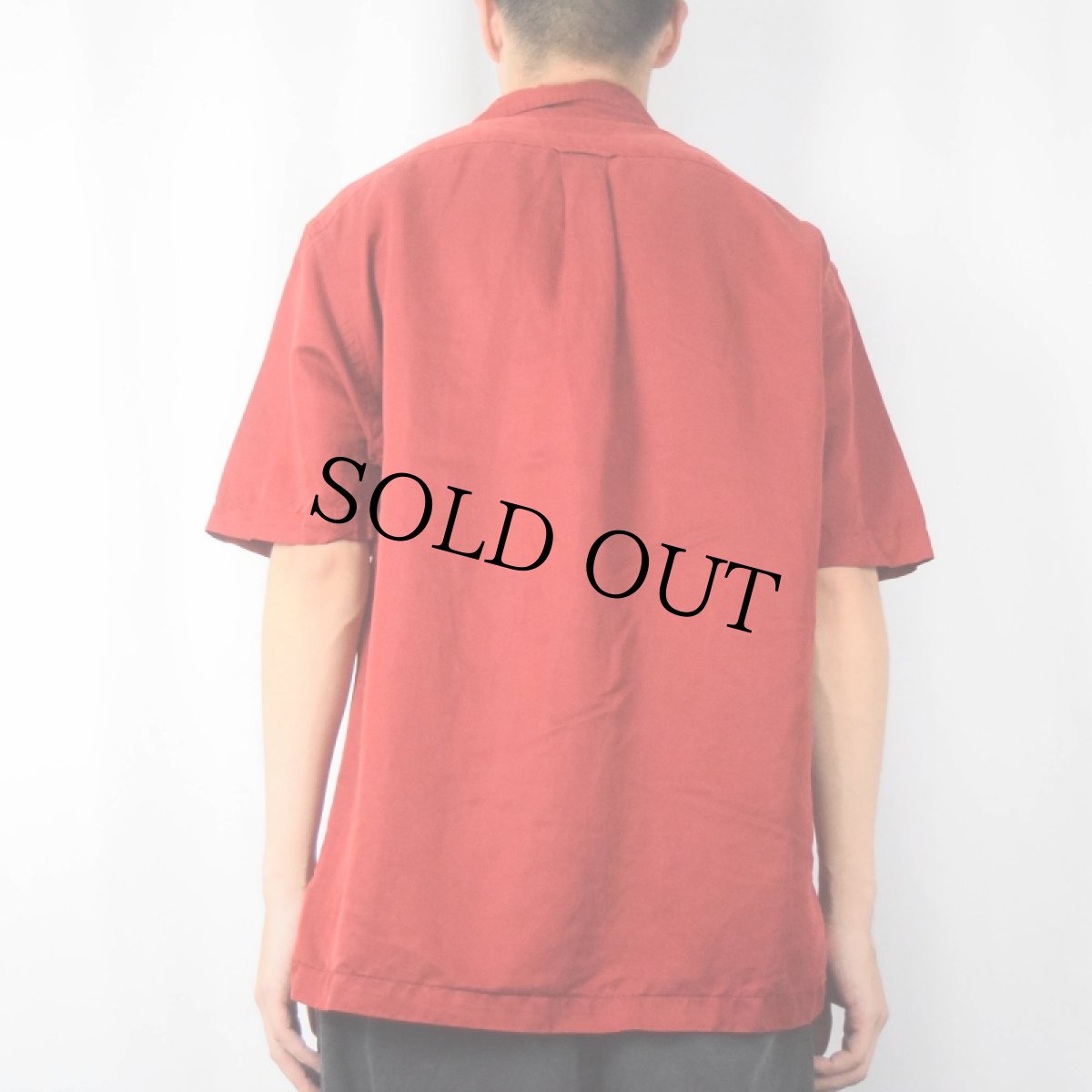 画像3: POLO Ralph Lauren "CALDWELL" シルク×リネンオープンカラーシャツ M (3)