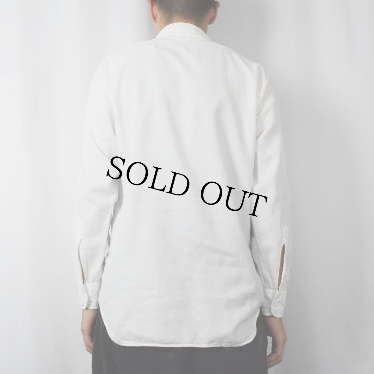 画像3: 50〜60's Woodbury コットンボタンダウンシャツ (3)