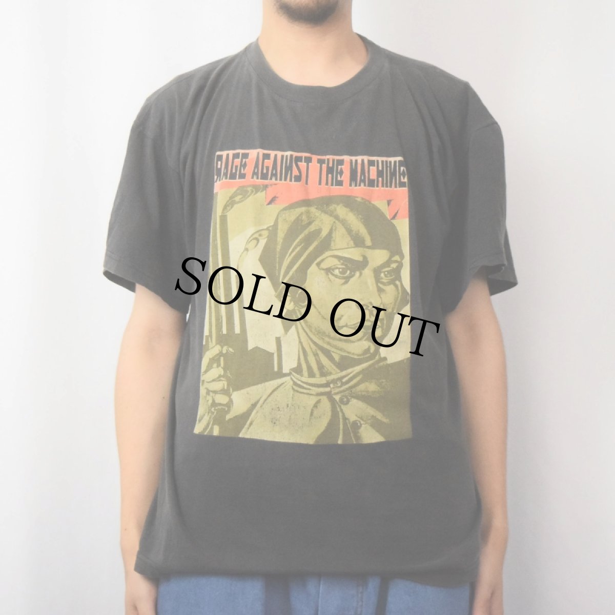 画像2: 90's Rage Against the Machine ロックバンドTシャツ L (2)