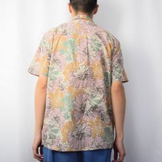 画像3: 【SALE】 21AW Patagonia 花柄 コットン×ポリエステルシャツ L (3)