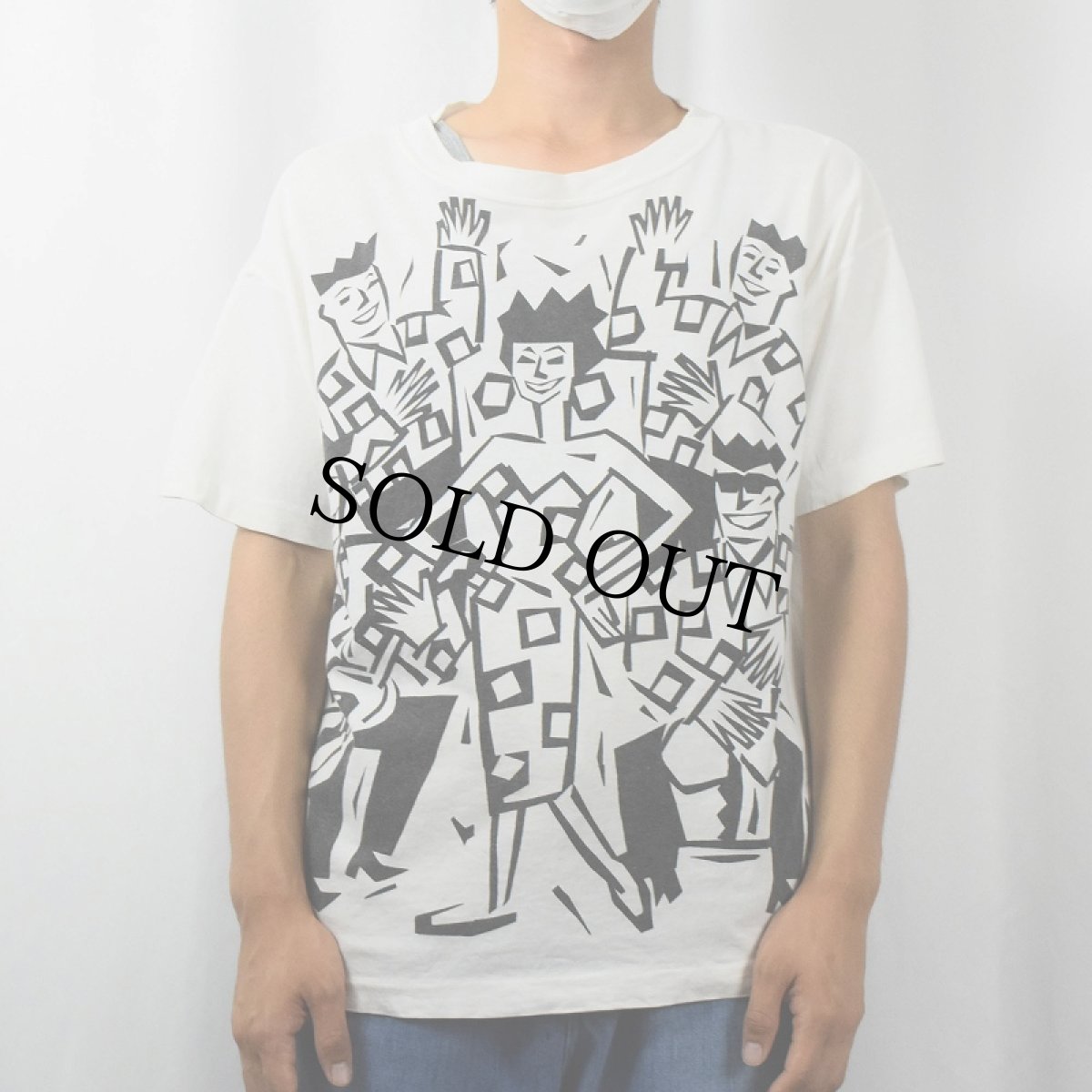 画像2: 90's ESPRIT SPORT イラスト大判プリントTシャツ (2)