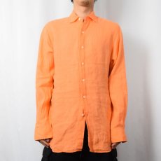 画像2: POLO Ralph Lauren リネンシャツ S (2)
