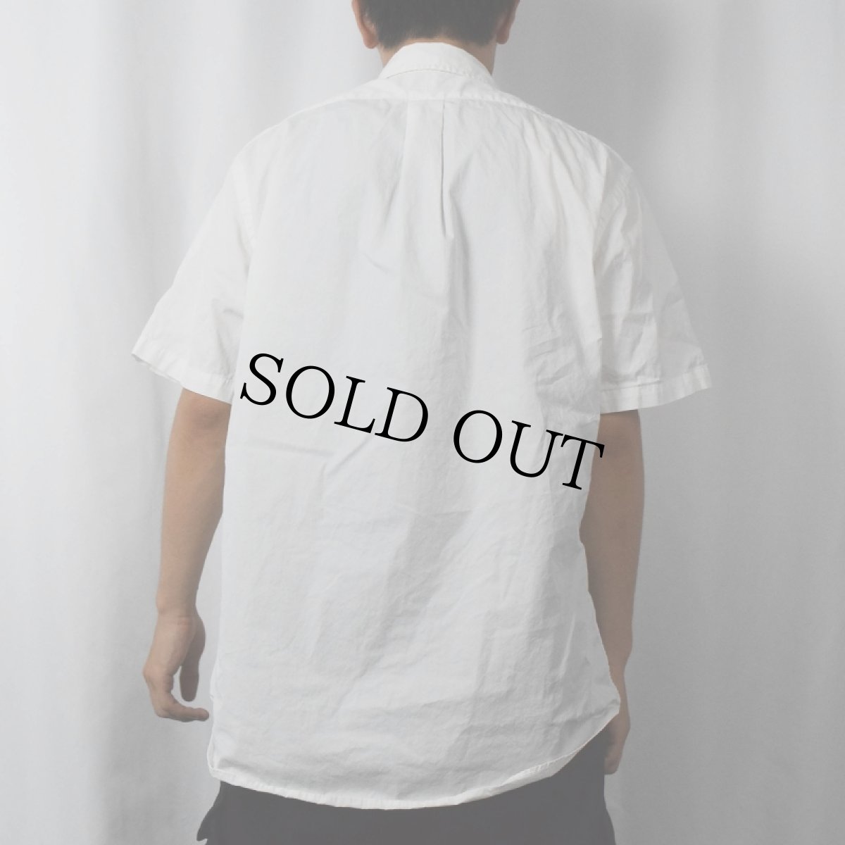 画像3: POLO Ralph Lauren "CUSTOM FIT" ロゴ刺繍 コットンボタンダウンシャツ L (3)