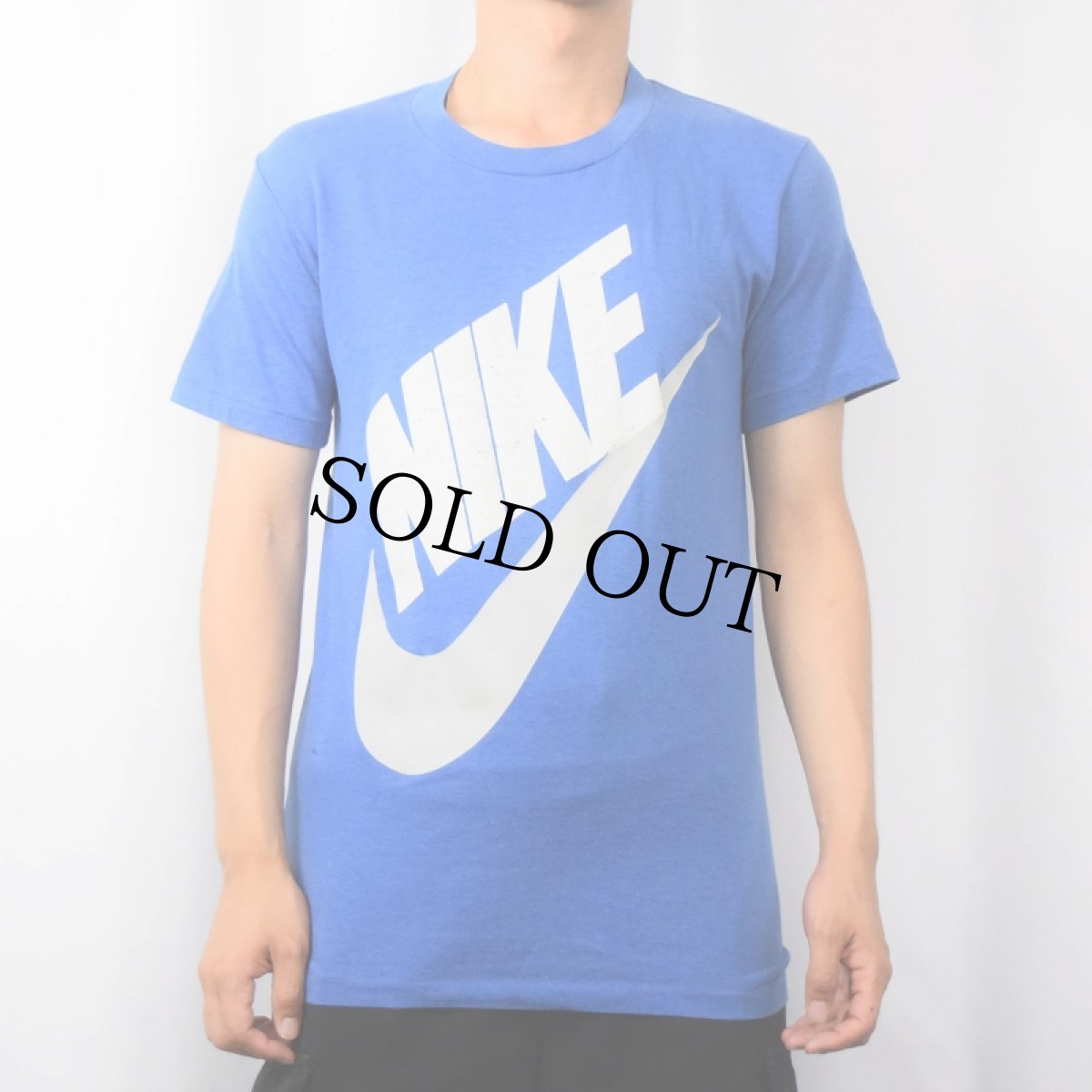 画像2: 90's NIKE 銀タグ USA製 ロゴプリントTシャツ M (2)