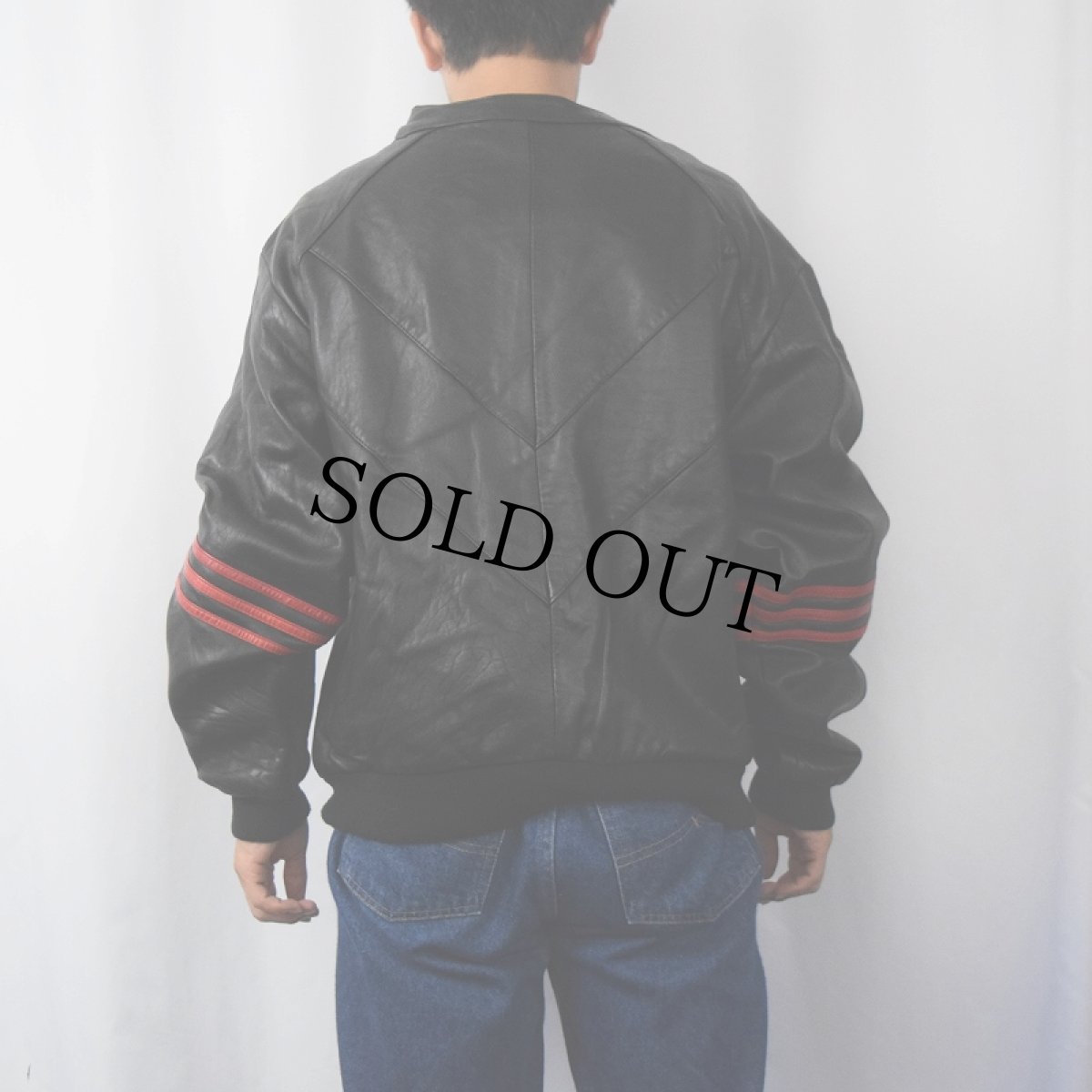 画像3: Golden Collection by RAFFAELO レザープルオーバー BLACK M (3)