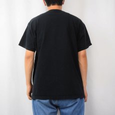 画像3: 人体骨格騙し絵 プリントTシャツ BLACK XL (3)