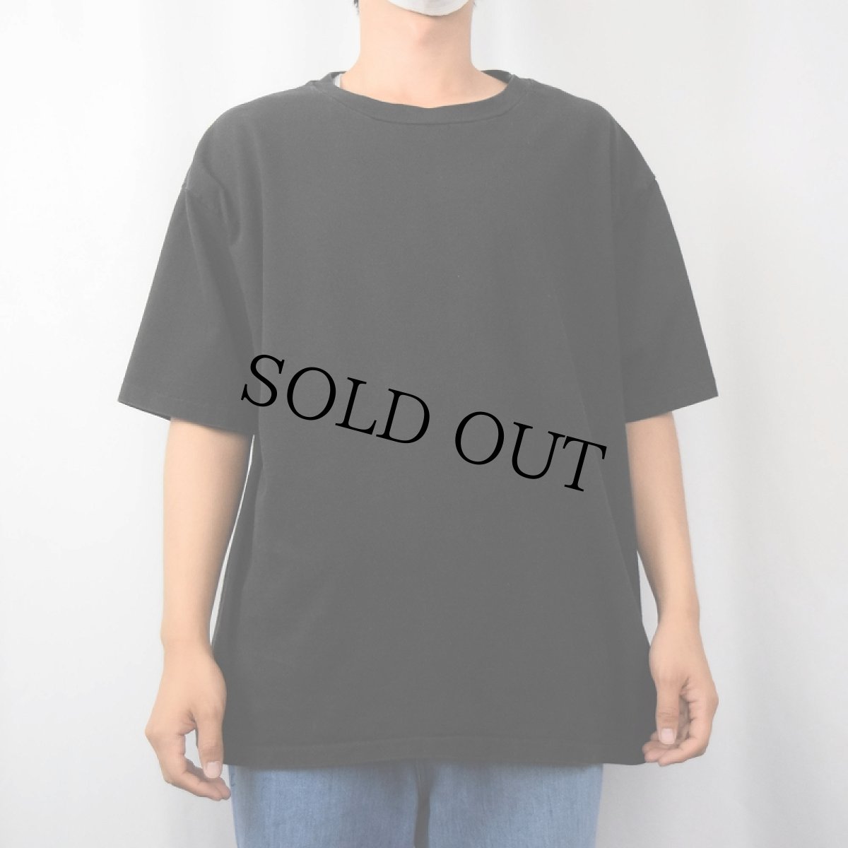 画像2: 90's Hanes USA製 無地Tシャツ BLACK XL (2)