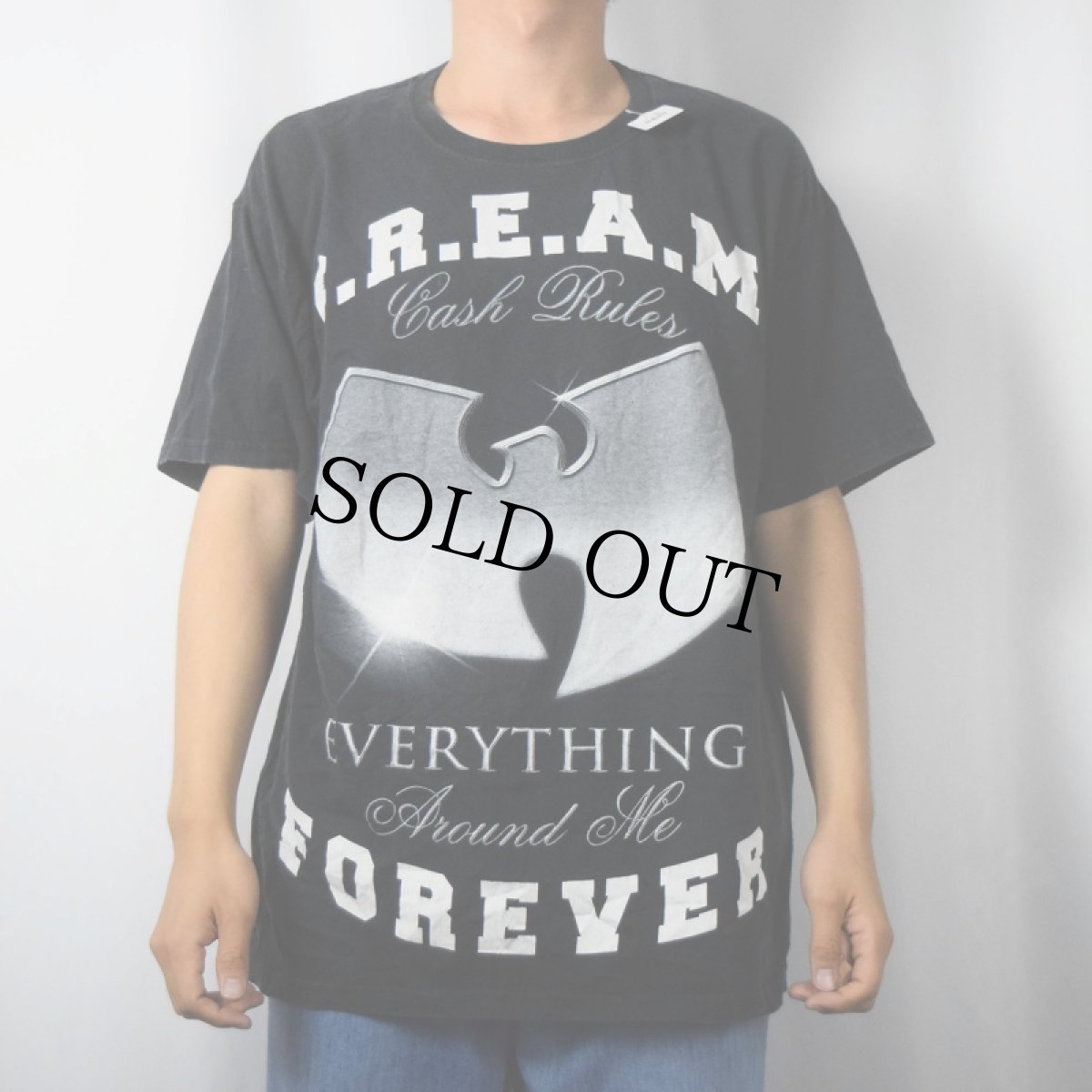 画像2: WU-TANG CLAN "C.R.E.A.M." ヒップホップTシャツ L (2)