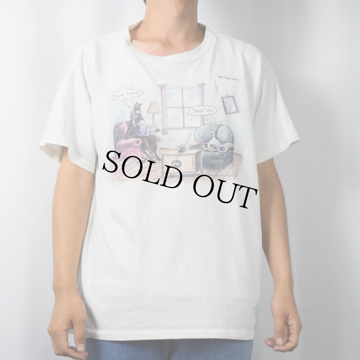 画像2: 90's THE FAR SIDE USA製 シュールイラストプリントTシャツ L (2)