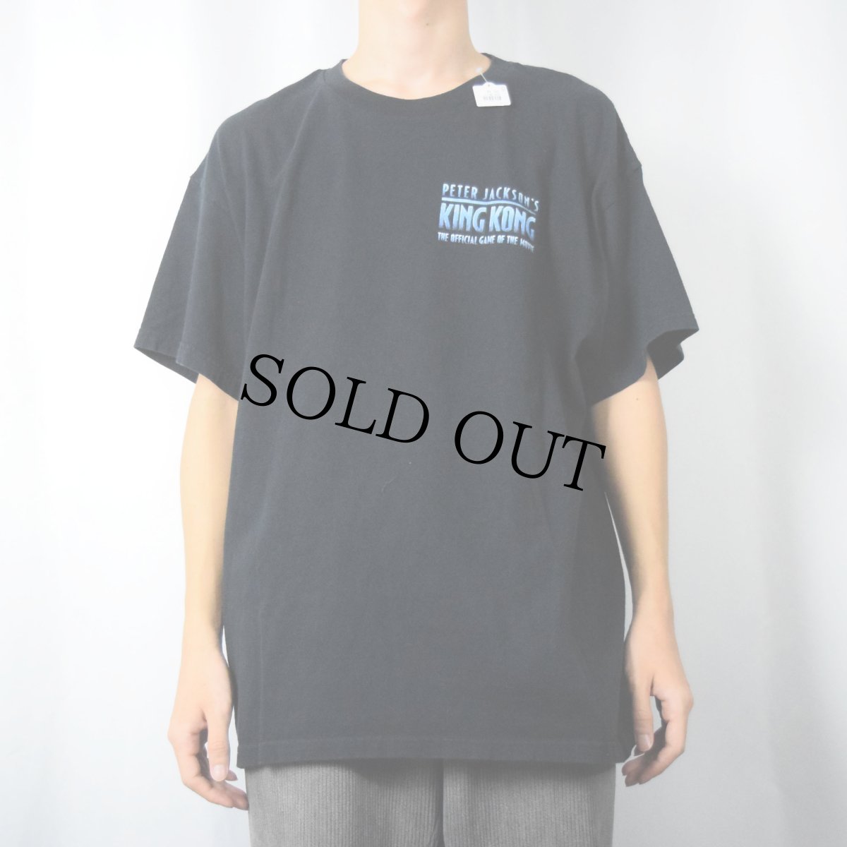 画像3: 2000's Peter Jackson's KING KONG ビデオゲームプリントTシャツ XL (3)