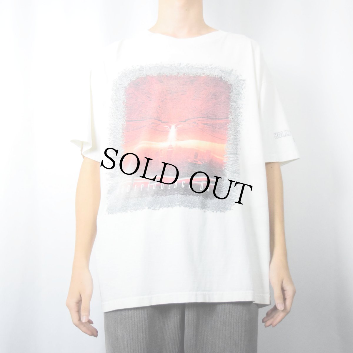 画像2: 90's INDEPENDENCE DAY SF映画プリントTシャツ XL (2)