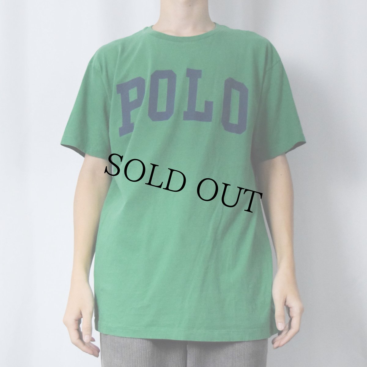 画像2: 90's POLO SPORT Ralph Lauren USA製 "POLO" ロゴプリントTシャツ M (2)