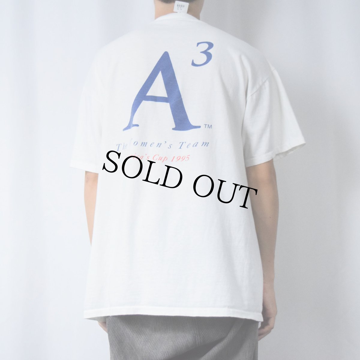 画像4: 90's Rosie The Riveter America's cup "We Can Do It!" 第二次世界大戦 ポスタープリントTシャツ XL (4)