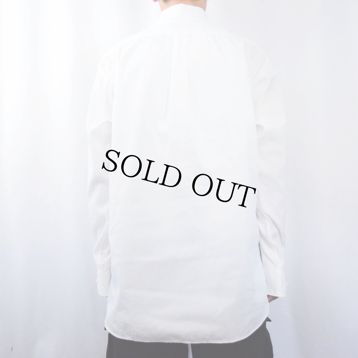 画像3: 90's GITMAN BROS USA製 コットンボタンダウンシャツ SIZE16-34 (3)