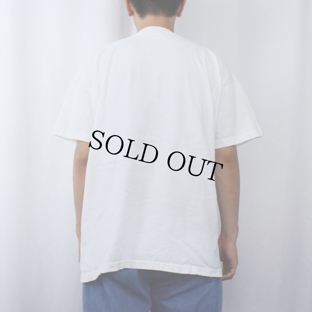 画像3: 90's "Newport pleasure!" タバコ企業 ロゴプリントTシャツ XL (3)