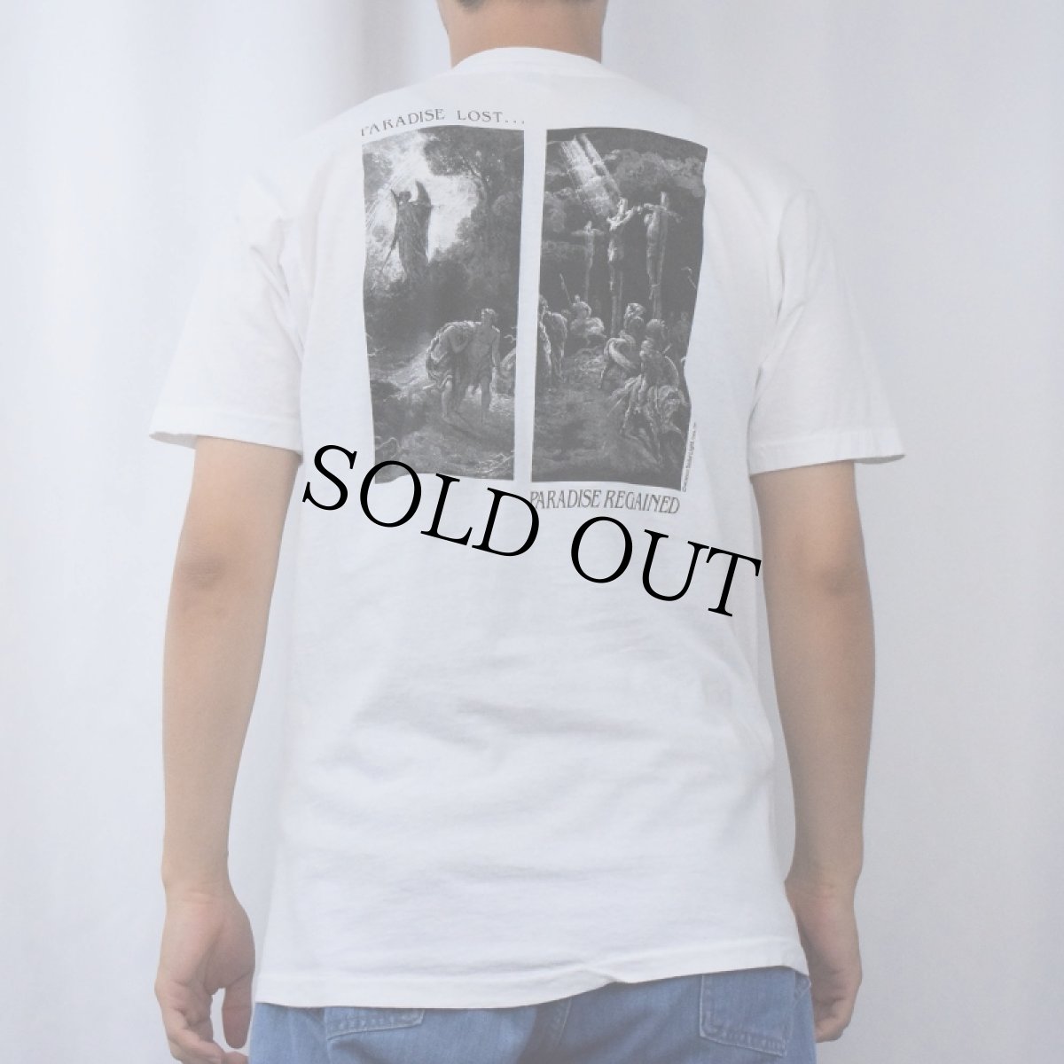 画像4: 90's Gustave Dore "Vision of the Valley of Dry Bones" アートプリントTシャツ L (4)