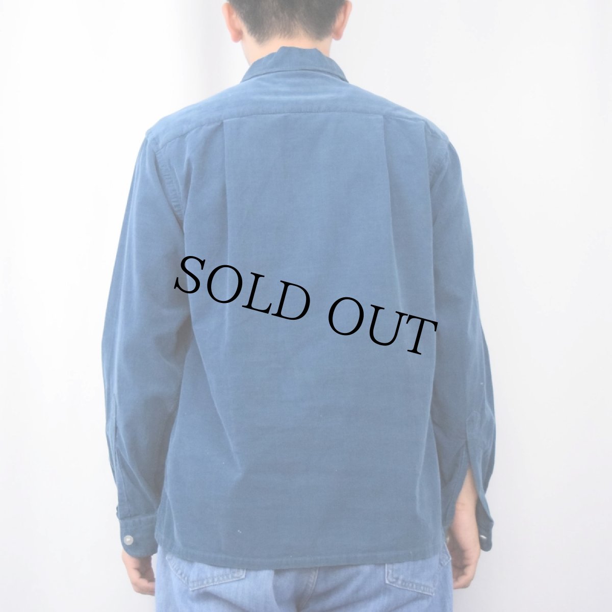 画像3: 〜60's Park Lane オープンカラーコーデュロイシャツ M (3)