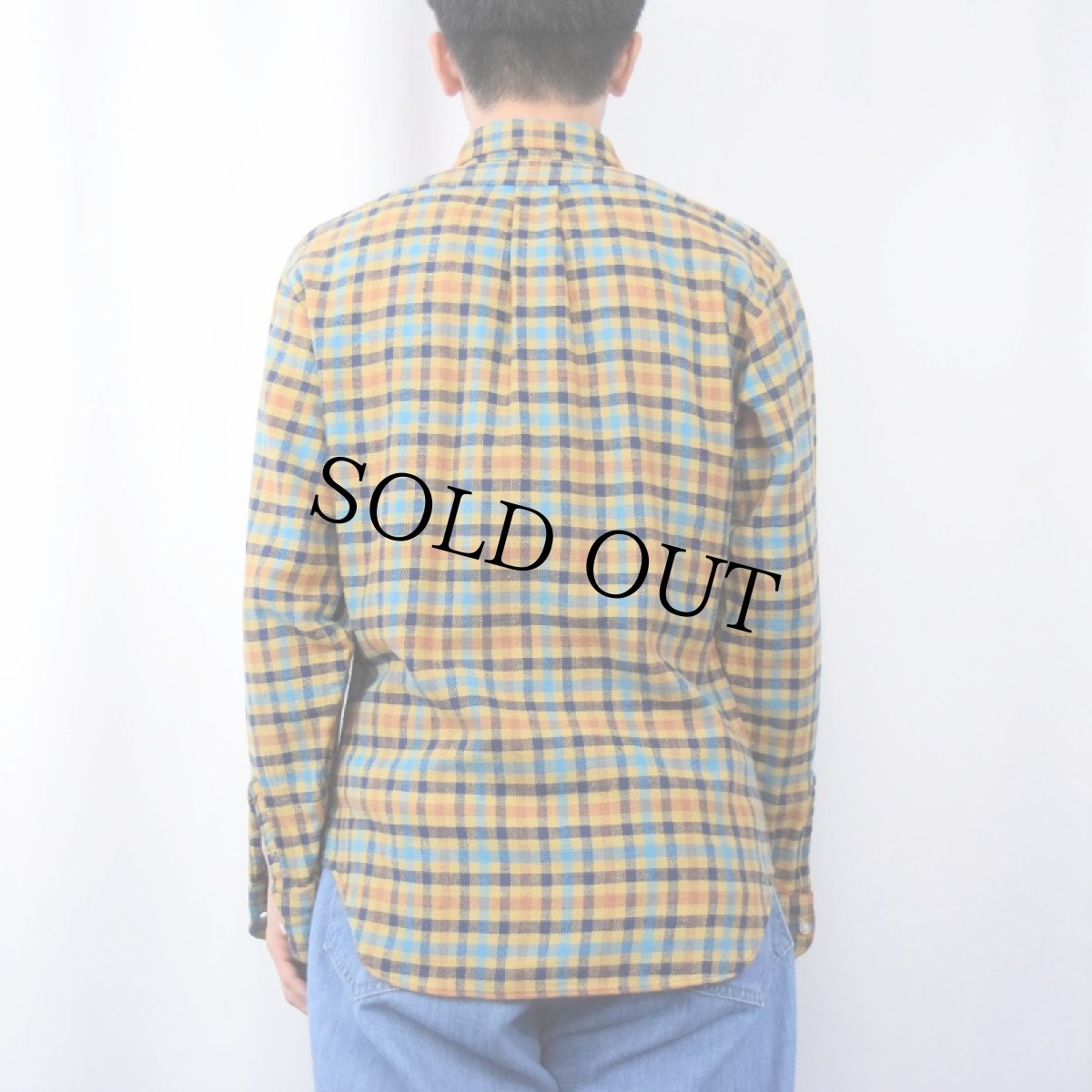 画像3: 【SALE】 70's McGREGOR "NO IRON" チェック柄織 ボタンダウンシャツ M (3)