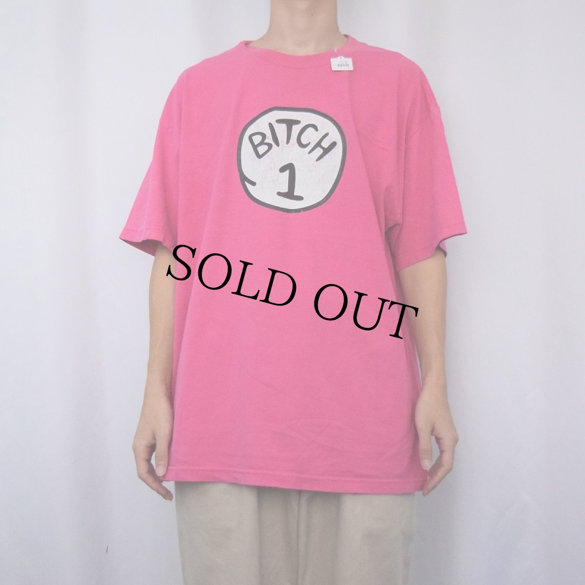 画像2: "BITCH 1" プリントTシャツ XL (2)