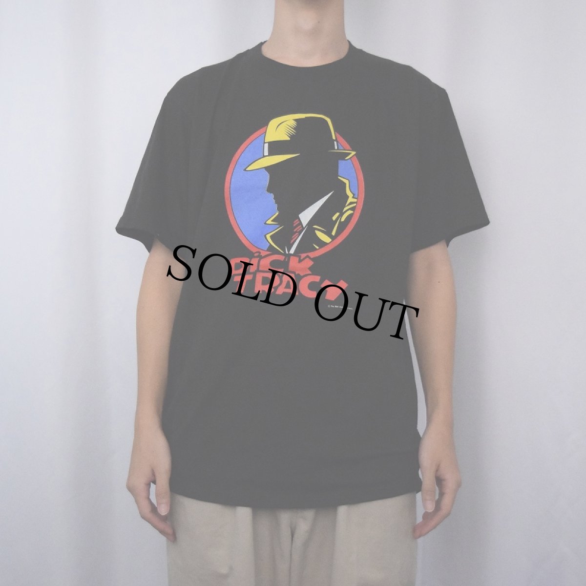 画像2: 90's Disney DICK TRACY USA製 キャラクタープリントTシャツ XL (2)