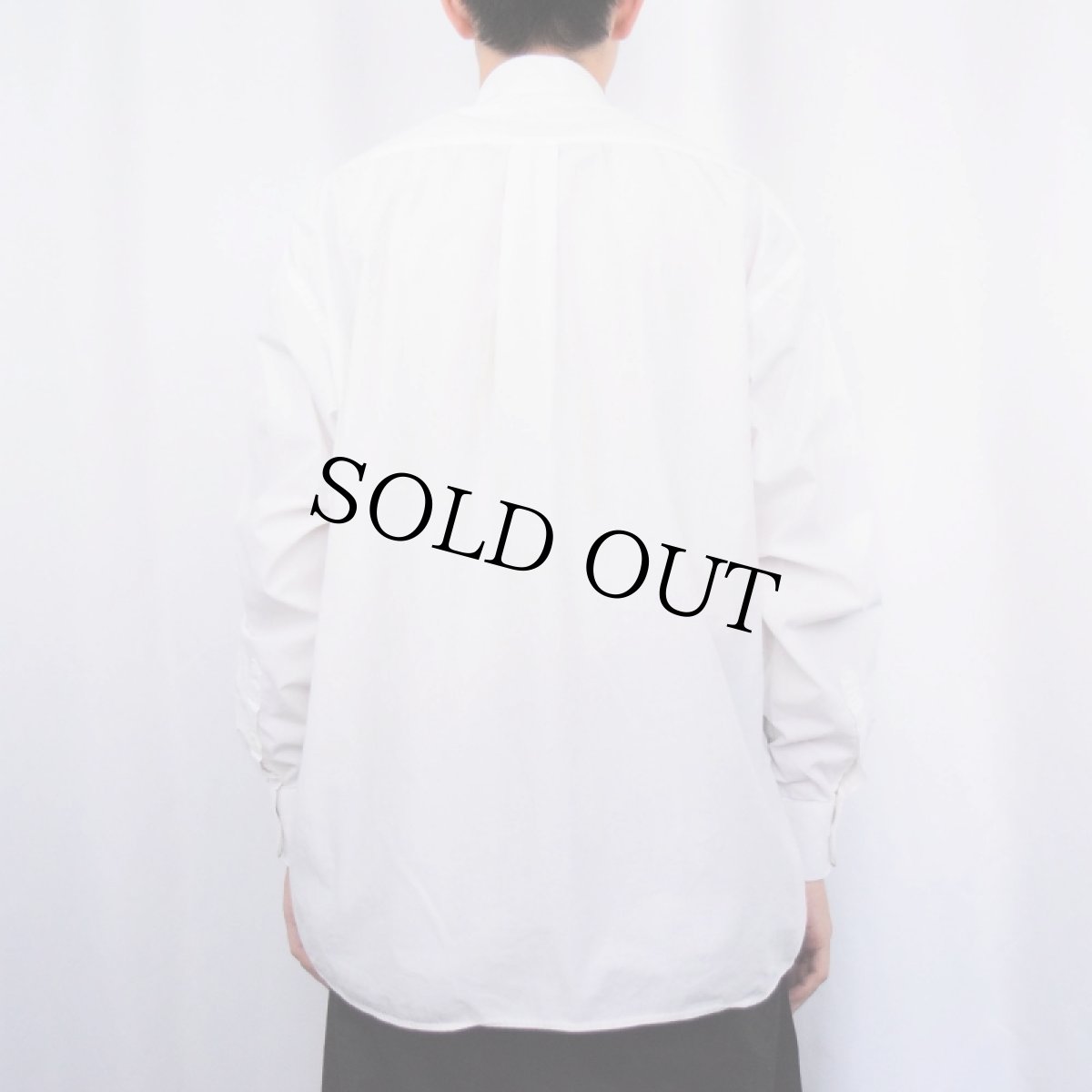 画像3: 80〜90's KENZO FRANCE製 スタンドカラー コットンシャツ S (3)