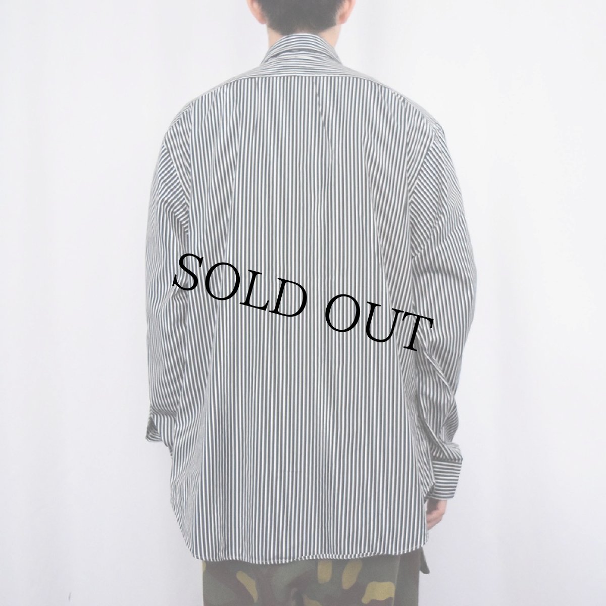 画像3: POLO Ralph Lauren "BRADFORD" ストライプ柄 コットンシャツ XL (3)