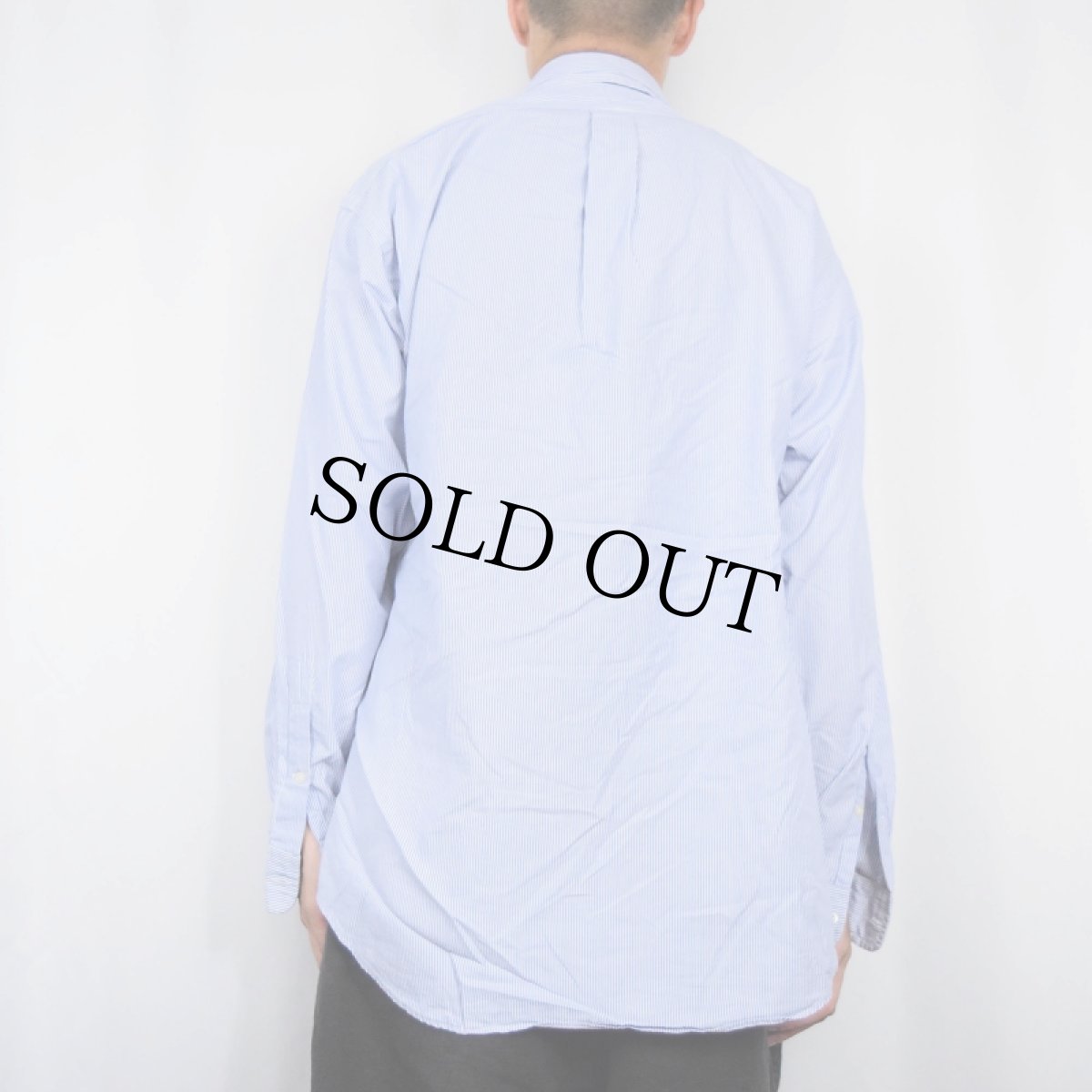 画像3: Ralph Lauren "BLAKE" ストライプ柄 コットンボタンダウンシャツ M (3)