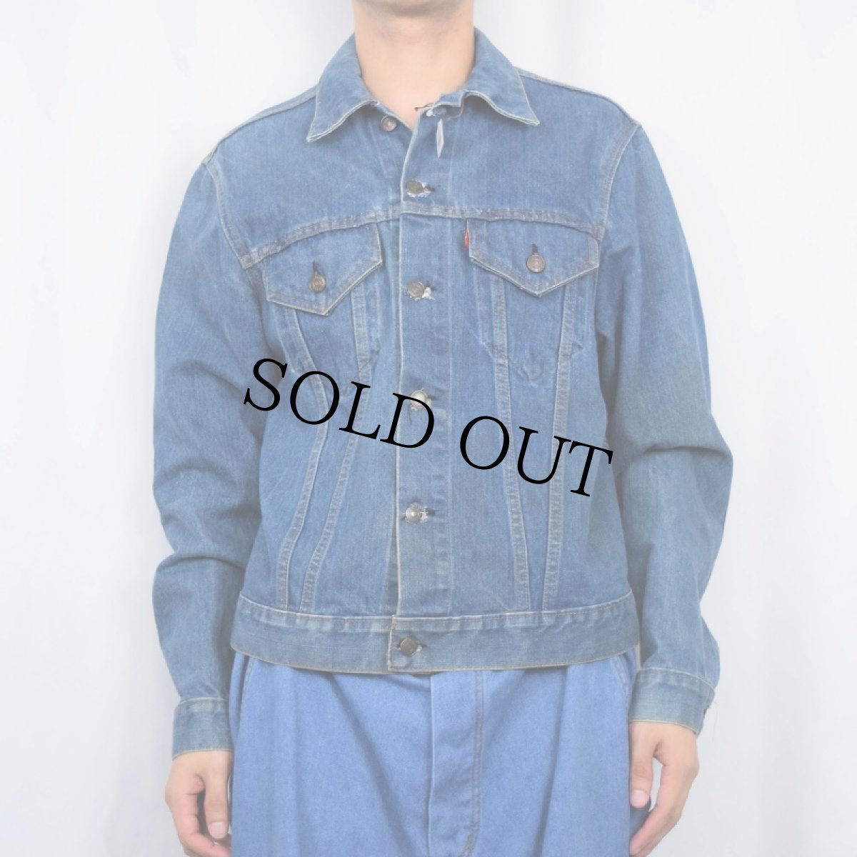 画像2: 70〜80's Levi's 70505-0217 USA製 デニムジャケット SIZE44 (2)