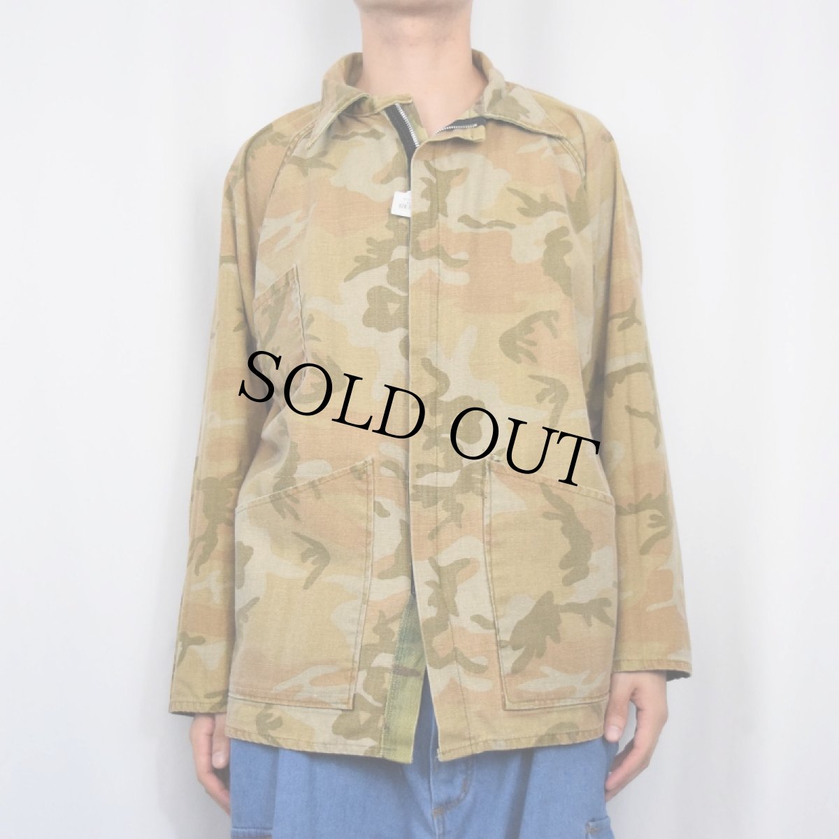 画像5: 80's RANGER USA製 カモ柄 リバーシブル ハンティングジャケット XL (5)