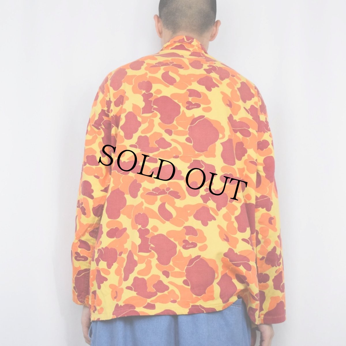 画像3: 60's KAMO ダックハンターカモ柄 ハンティングジャケット L (3)