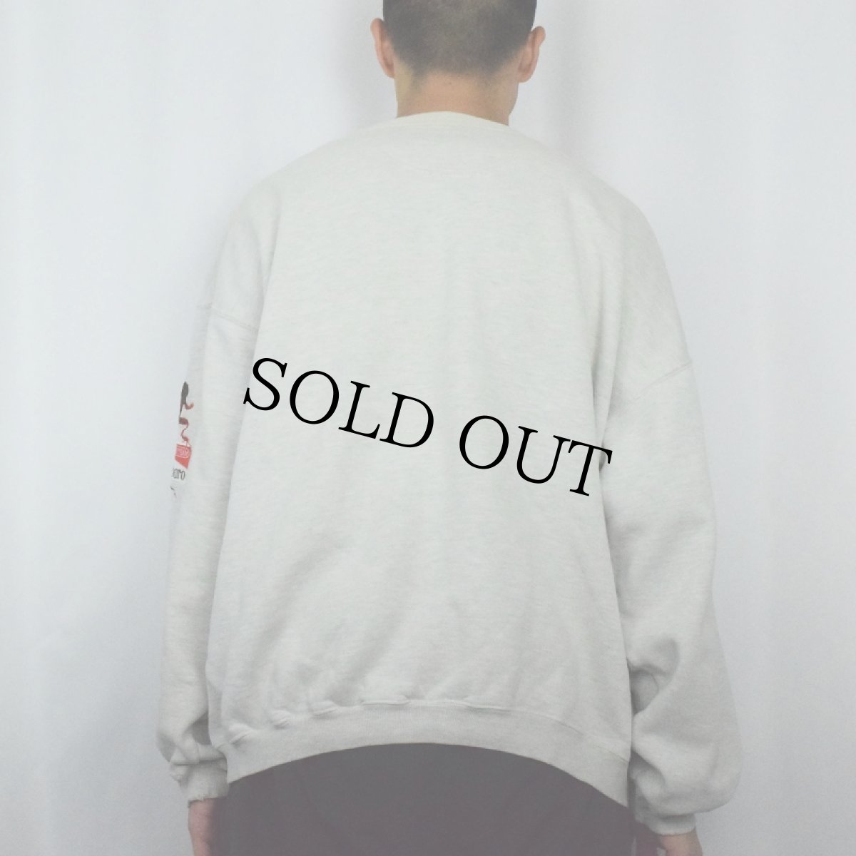 画像3: Marlboro ADVENTURE TEAM トカゲ刺繍 タバコ企業スウェット XL (3)