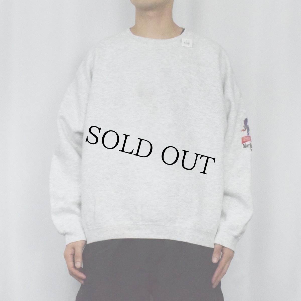 画像2: Marlboro UNLIMITED トカゲ刺繍 タバコ企業スウェット (2)